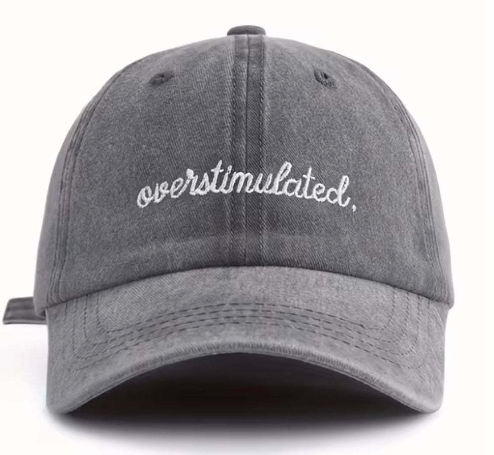 “Overstimulated” Dad hat