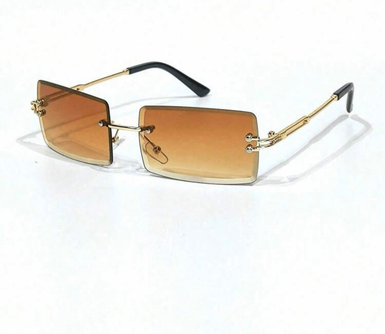 Transparent Brown Sunglasses