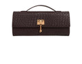 Chocolate “Luxe” Top Handle Handbag