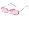 Transparent Pink Sunglasses