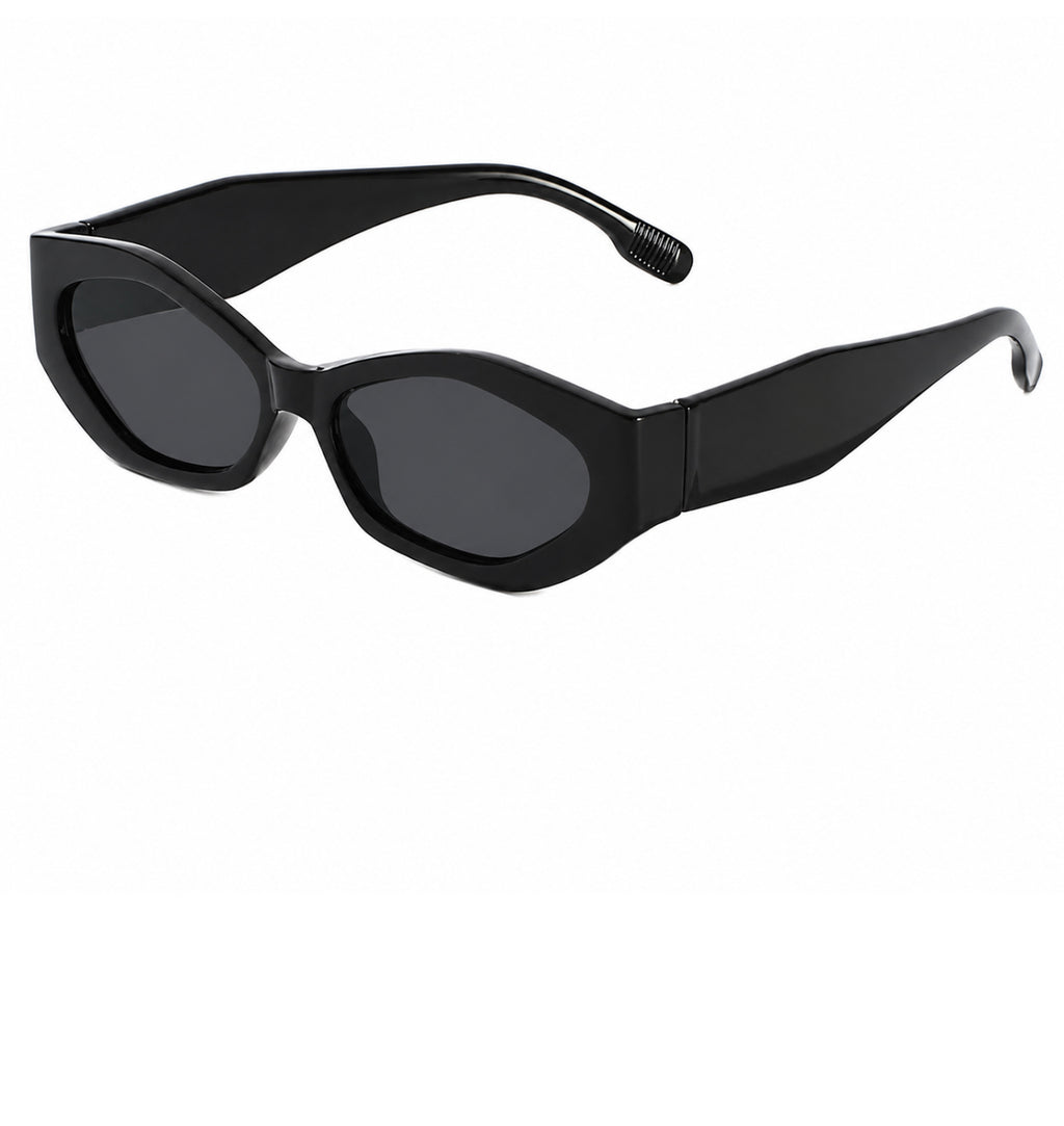 Green/ Leopard Cat Eye Sunglasses
